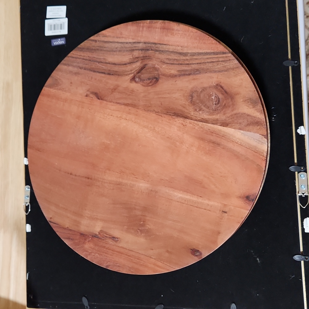 Hearth & Hand™ with Magnolia Wooden Plate Charger – Brown – Rustic Style
